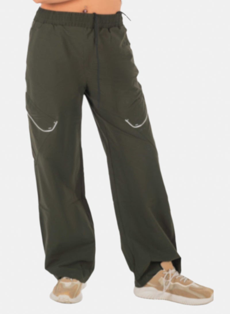 Gorilla drift dark green wide pants - Image 2
